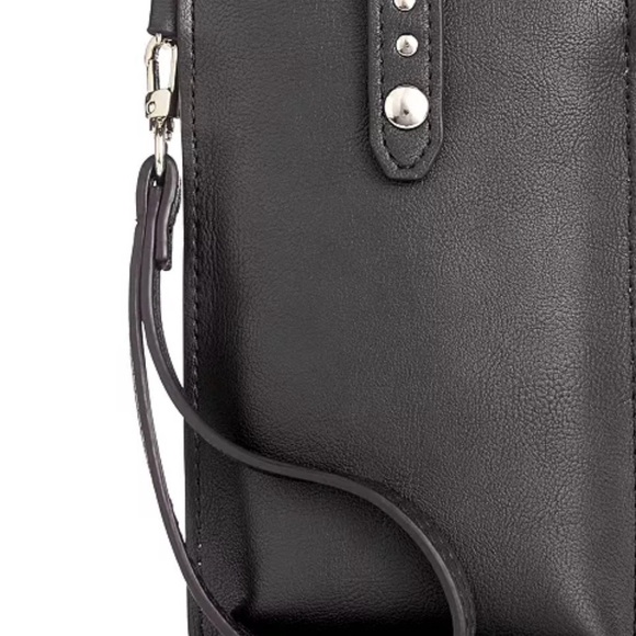 INC Black Leather card holder Pouch NWT - Picture 7 of 7